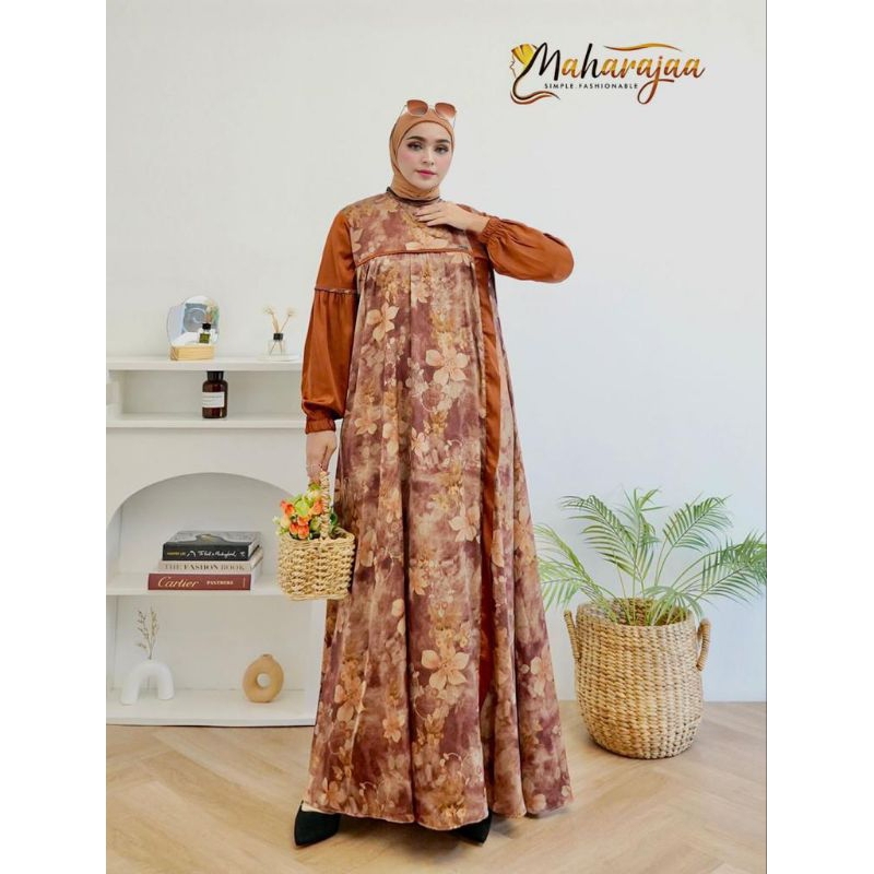 Dress Maharaja roscrep Kom silk