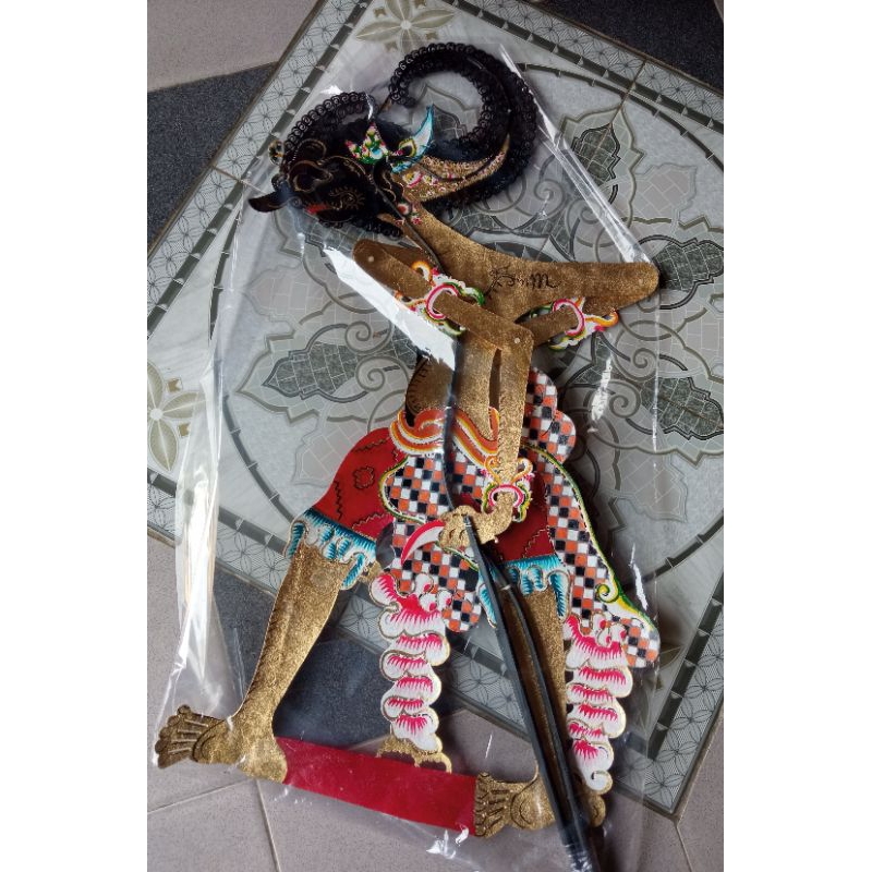 Wayang kulit asli Indonesia 100% Werkudara JUMBO/Bima