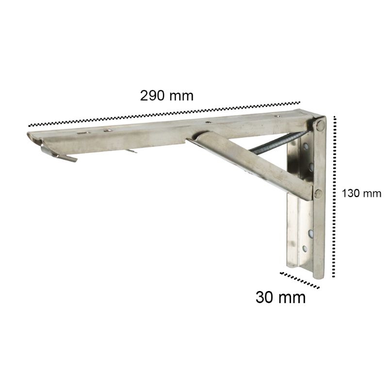 [KMZ] Bracket Engsel Stainless Steel 65 kg 12 Inch 2 PCS