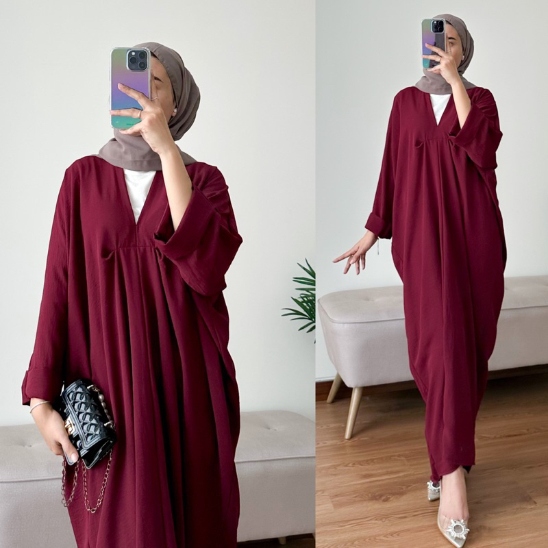 AIRA KAFTAN CRINKLE POLOS