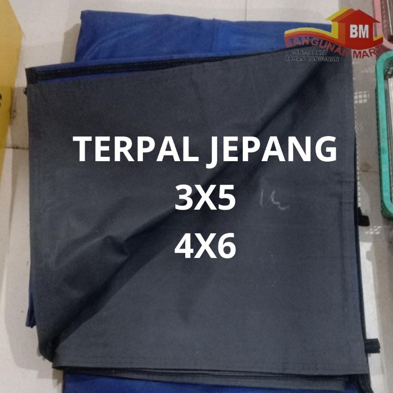 Terpal jepang/terpal kain tebal/terpal 3x5 4x6