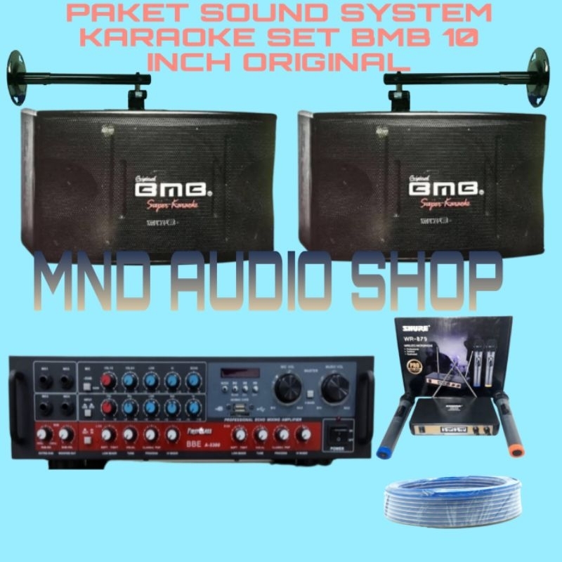 PAKET SOUND SYSTEM KARAOKE BMB 10 INCH ORIGINAL