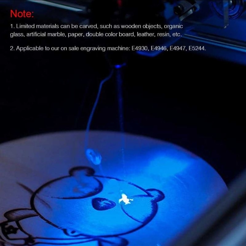 KKMOON Laser Head Printer 3D Ukir Engraving Blue Light 5500mW - KK39