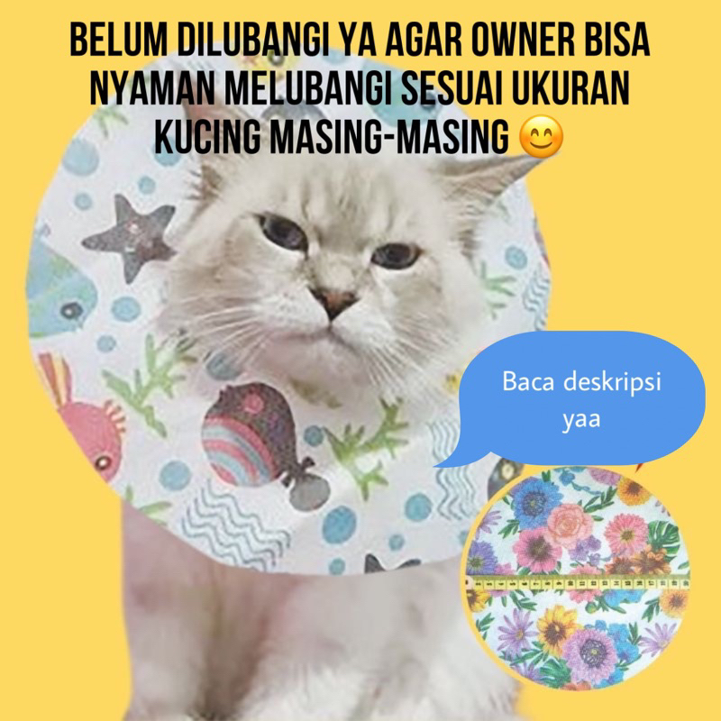 pet collar bahan KAIN BUNGA KUCING ANJING