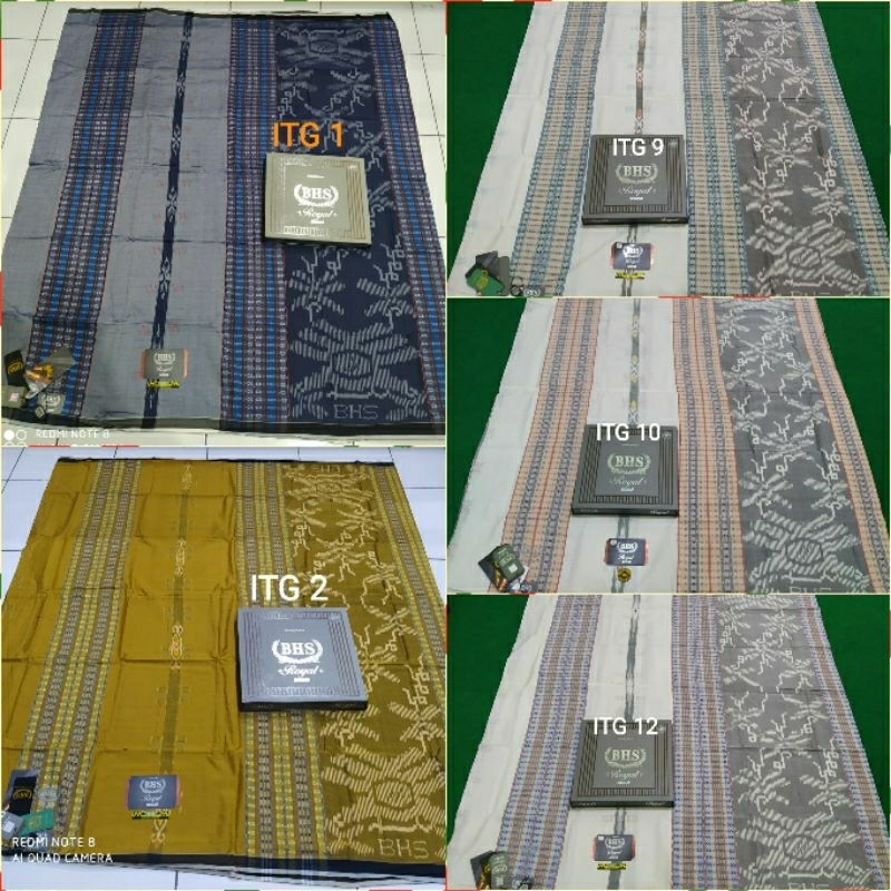SARUNG BHS ROYAL SILVER IKAT TIMBUL GUNUNGAN (ITG)