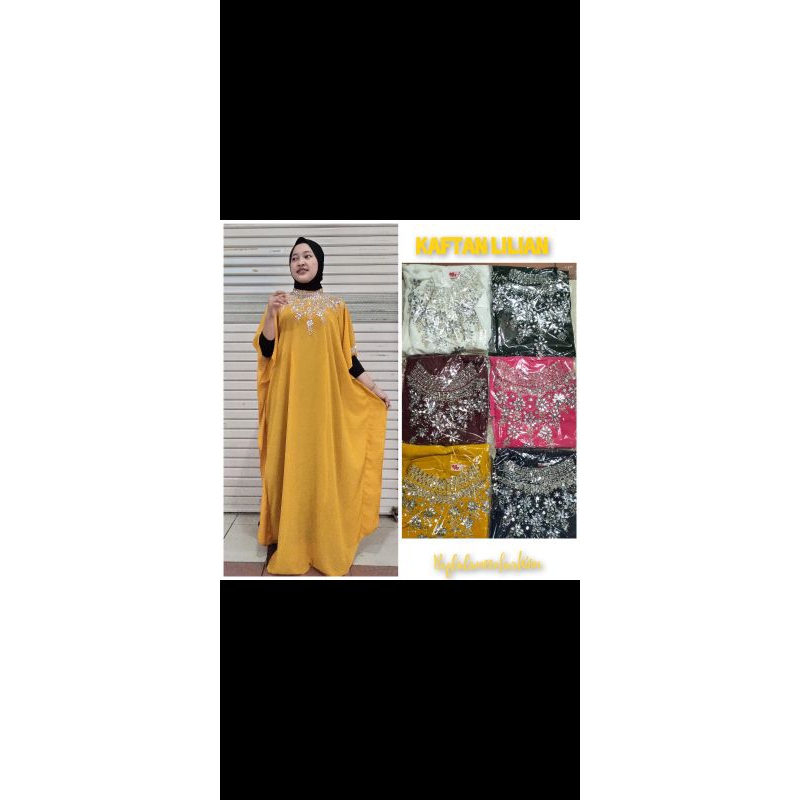 kaftan lilian pendek