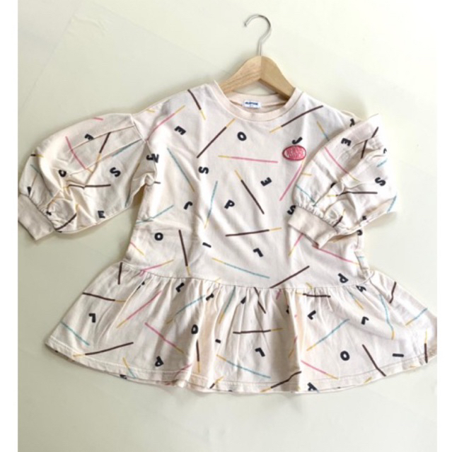 Preloved dress lengan balon anak