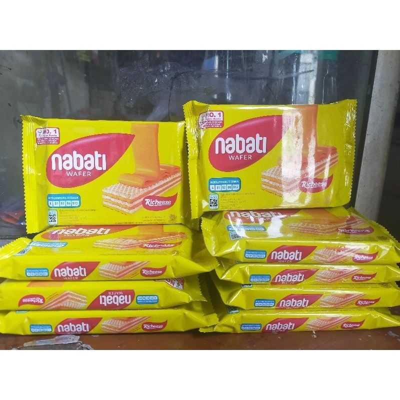 

Nabati Wafer Richeese/Richoco 39gr dengan varian rasa keju harga/10pcs