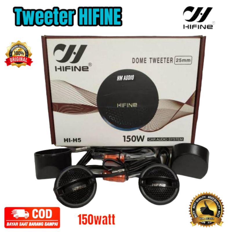 Tweeter Hifine dome tweeter Hifine 150 watt