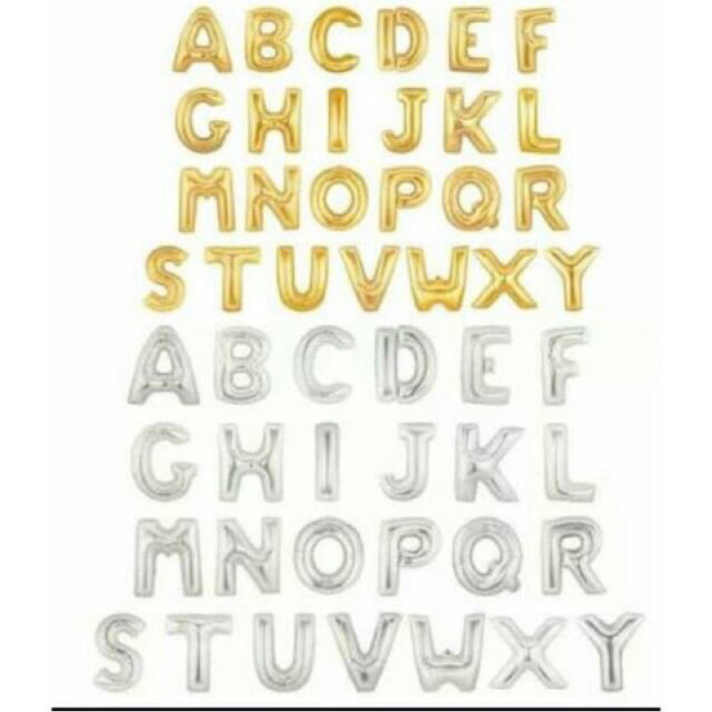 ✨BALON FOIL HURUF ABJAD A-Z ✨