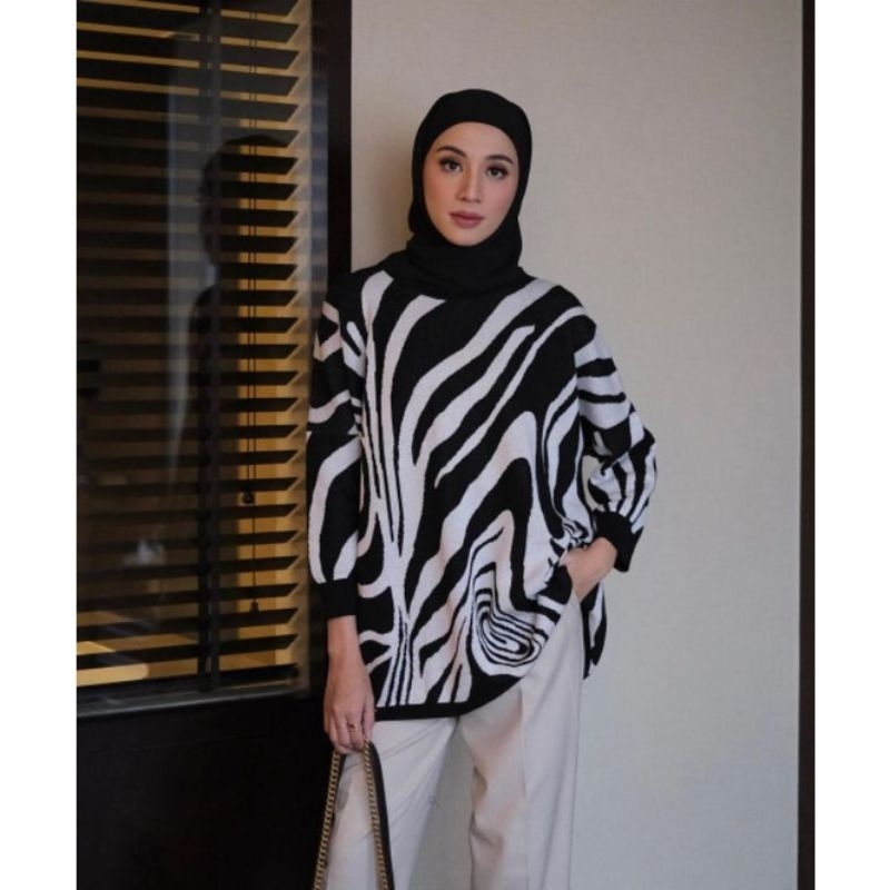 marbella BLOUSE OverSize Atasan wanita Rajut Premium