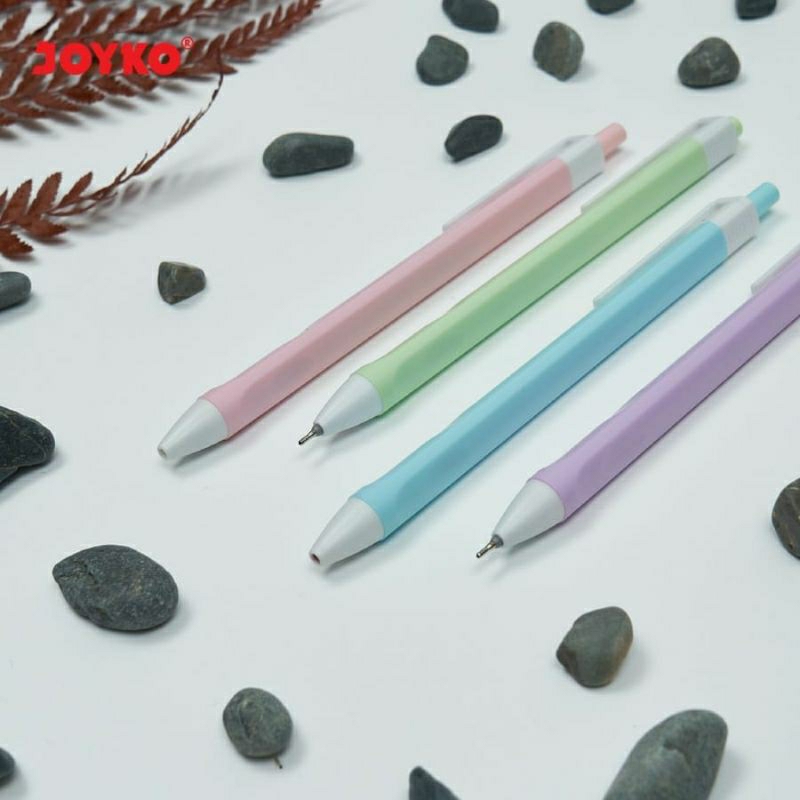 

Ball Pen Pena Pulpen Pastel Tinta Hitam Joyko GP BP342