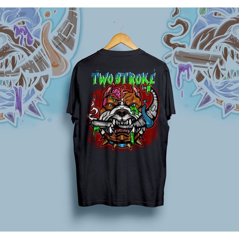 T-shirt two stroke bulldog