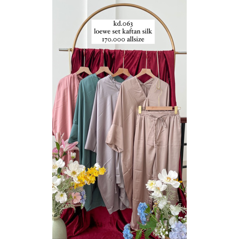 Loewe Set Kaftan Silk