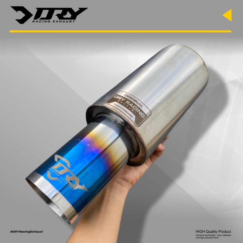 Knalpot Mobil Racing DRY racing Exhaust type X4 (SUARA ADEM &amp; KERING)