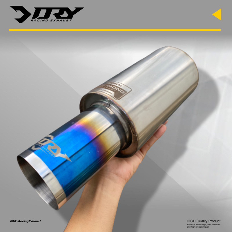 Knalpot Mobil Racing DRY racing Exhaust type X4 (SUARA ADEM &amp; KERING)