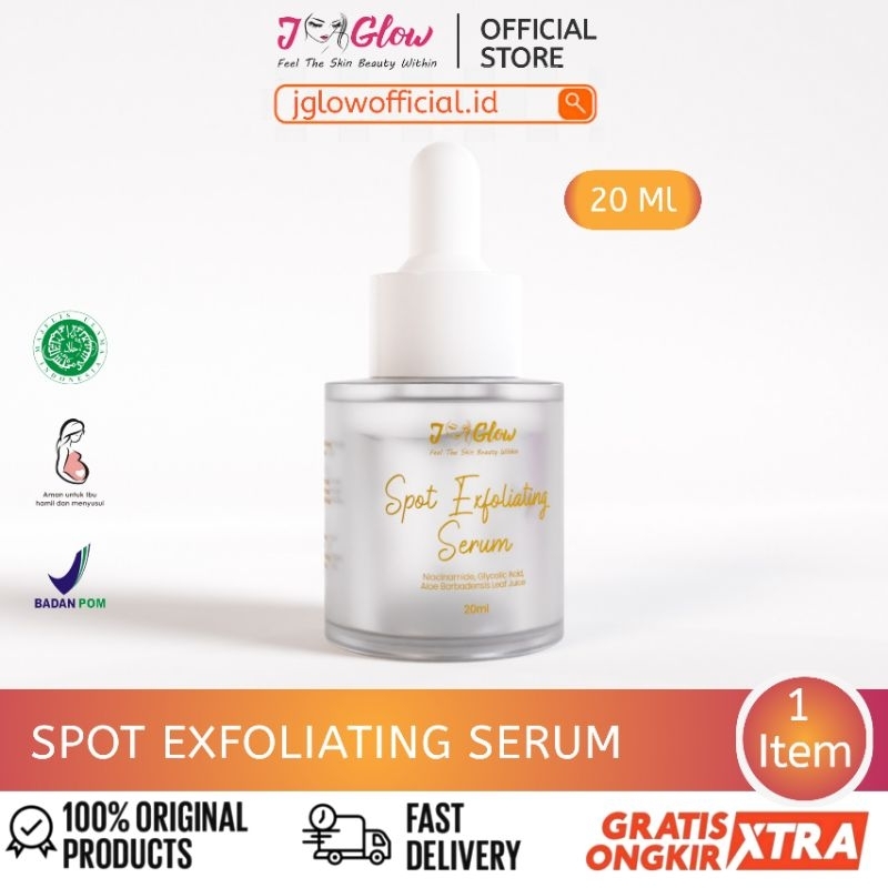Serum Wajah JGLOW Spot Exfoliating Serum / Serum Untuk Flek dan Noda Hitam 20ml