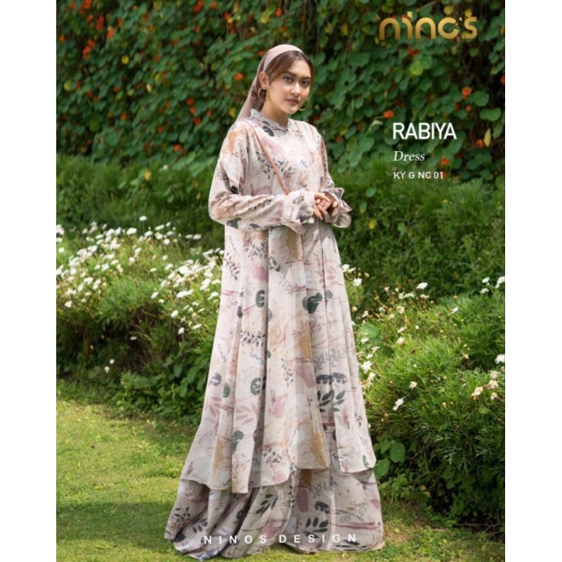 RABIYA Dress 01 gamis pesta original ninos design gamis viral 2023 gamis terlaris dan gamis terbaru