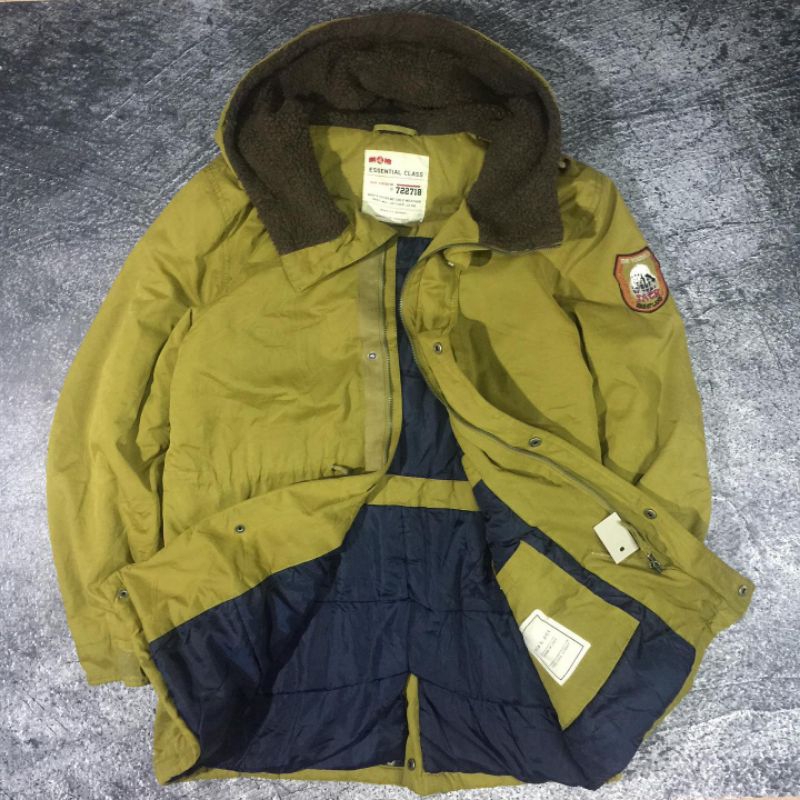 Jaket parka tebal jack n jill original army style branded