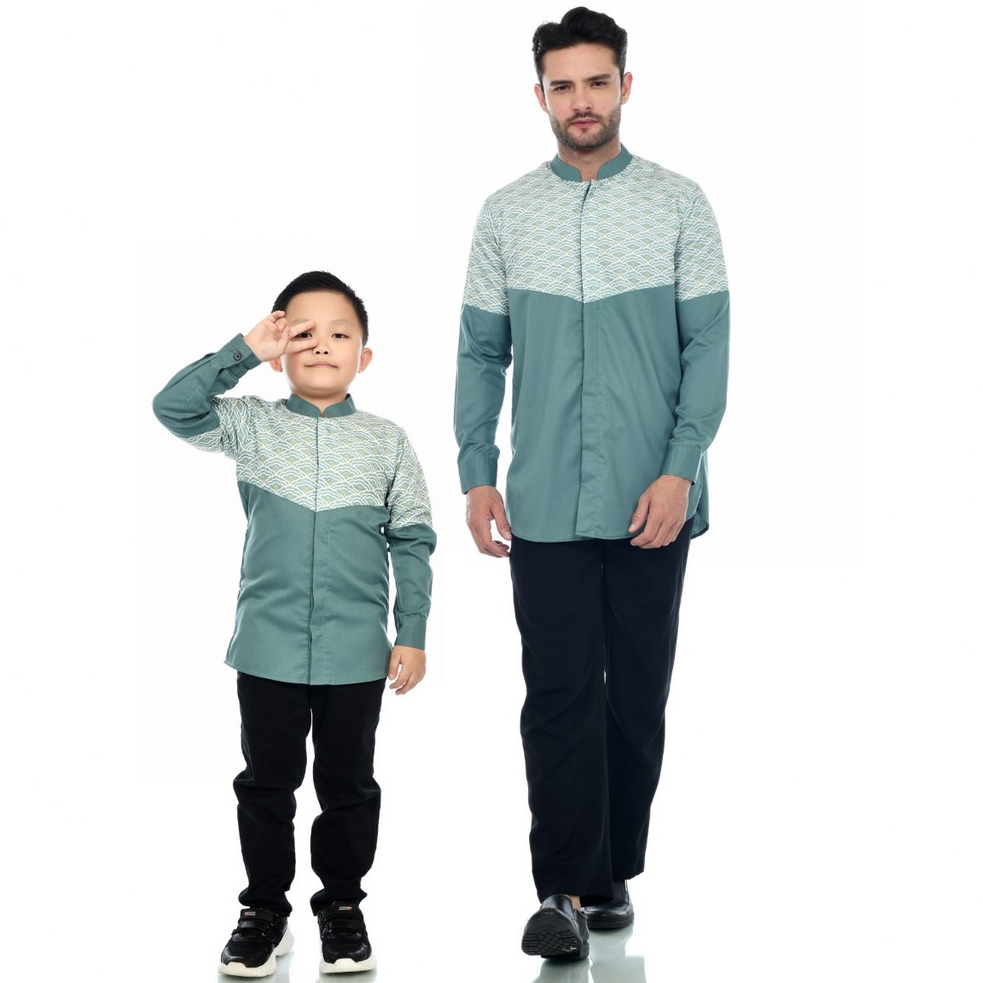 Baju Koko Couple Ayah Anak Koko Pria Kurta Pakistan