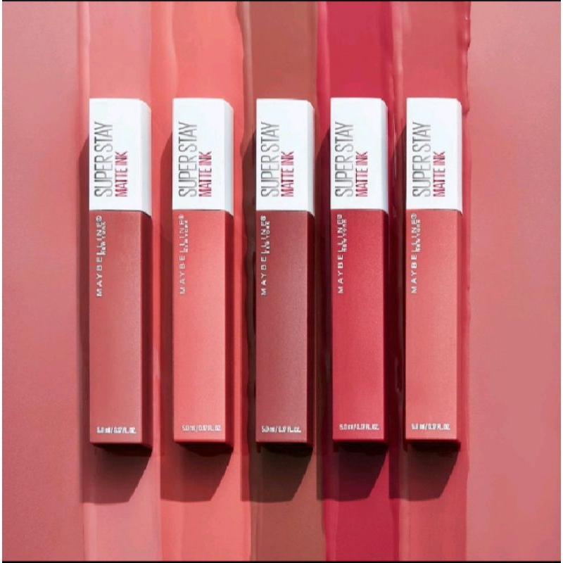 Maybelline superstay matte ink liguid matte lipstik make up -lipstik tahan lama hingga 16 jam