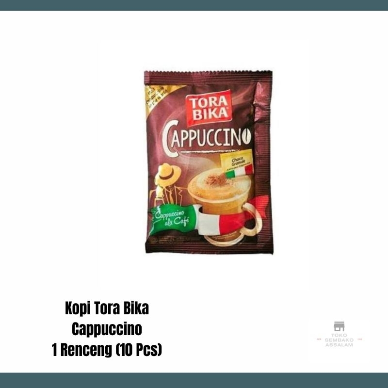 

torabika cappucino 1 renceng / kopi instan torabika cappucino 10 pcs / kopi torabika 1 renceng