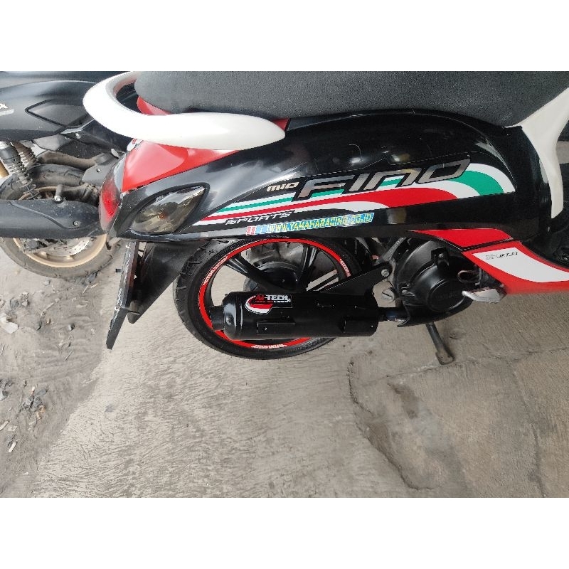 knalpot aitech standar racing tsukigi mio j fino 115 gt