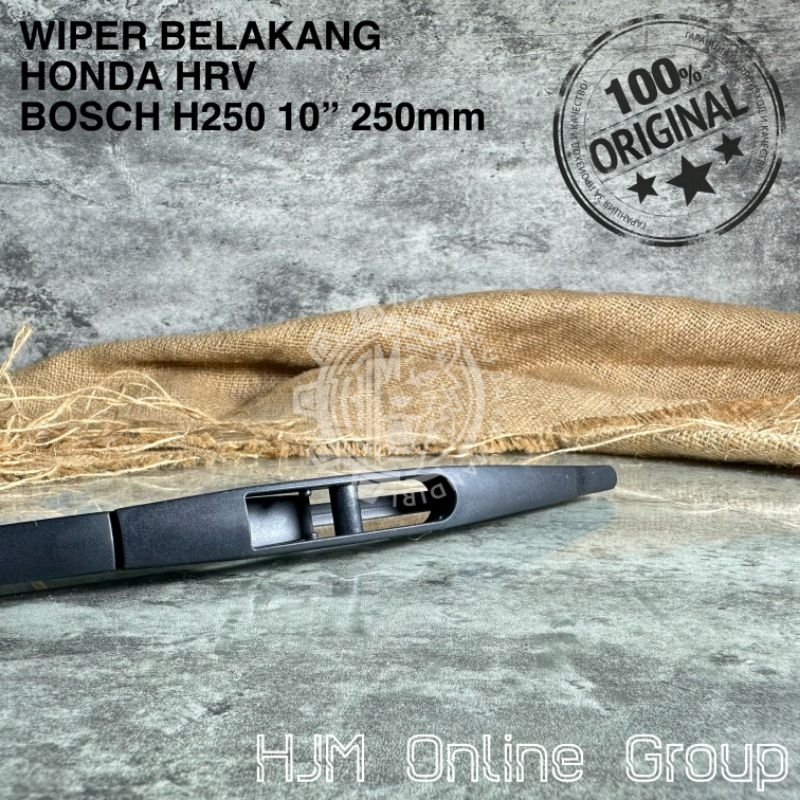 WIPER BELAKANG BOSCH H250 H 250 HRV PAJERO SPORT NEW SWIFT 10&quot; 250mm