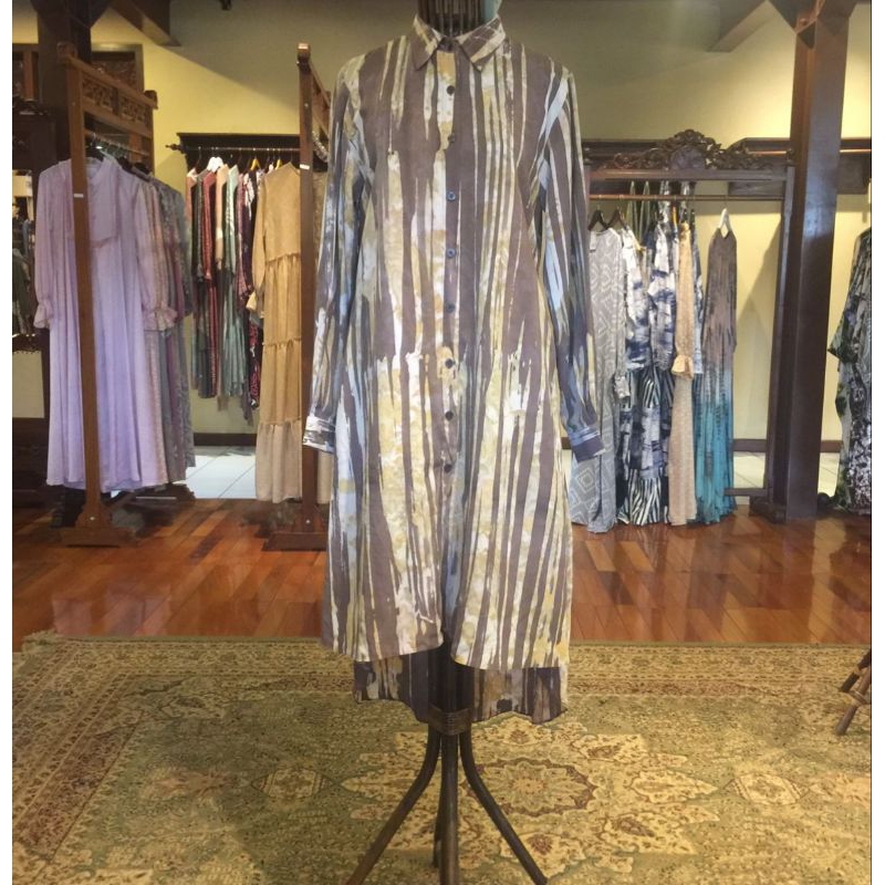 Fatima Tunik Dian Pelangi by Dian Pelangi LIMITED EDITION Baju Atasan Blouse Tie Dye Casual Formal K