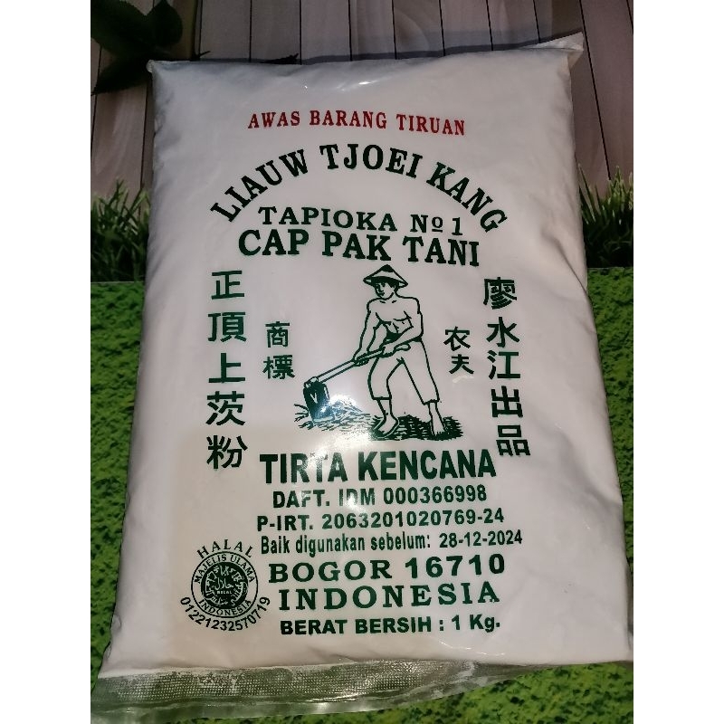 

TAPIOKA CAP PAK TANI ASLI LIAUW TJOEI KANG 1kg