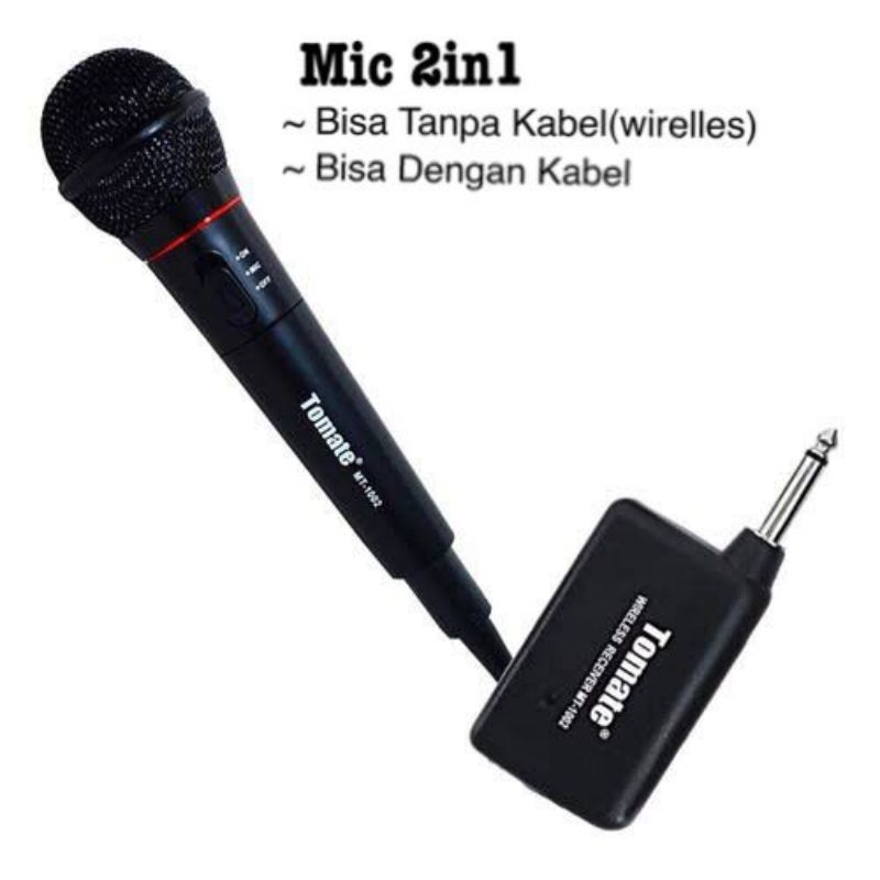 Mic Wirelless Microphone Bluetooth dengan Receiver System 2mic wireless#mic#micbluetooth#micwireless