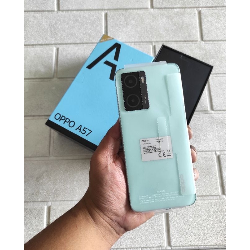 Second OPPO A57 4+4/128RAM 4GB 8GB ROM 128GB GARANSI RESMI