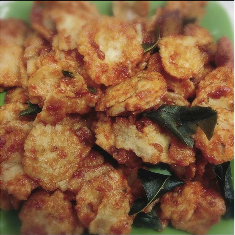 

EMPING MELINJO THAILAND KECIL PEDAS MANIS WANGI DAUN JERUK BERAT 500GR