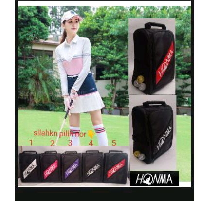 Tas sepatu Olahraga honma tas golf. tas sepatu golf