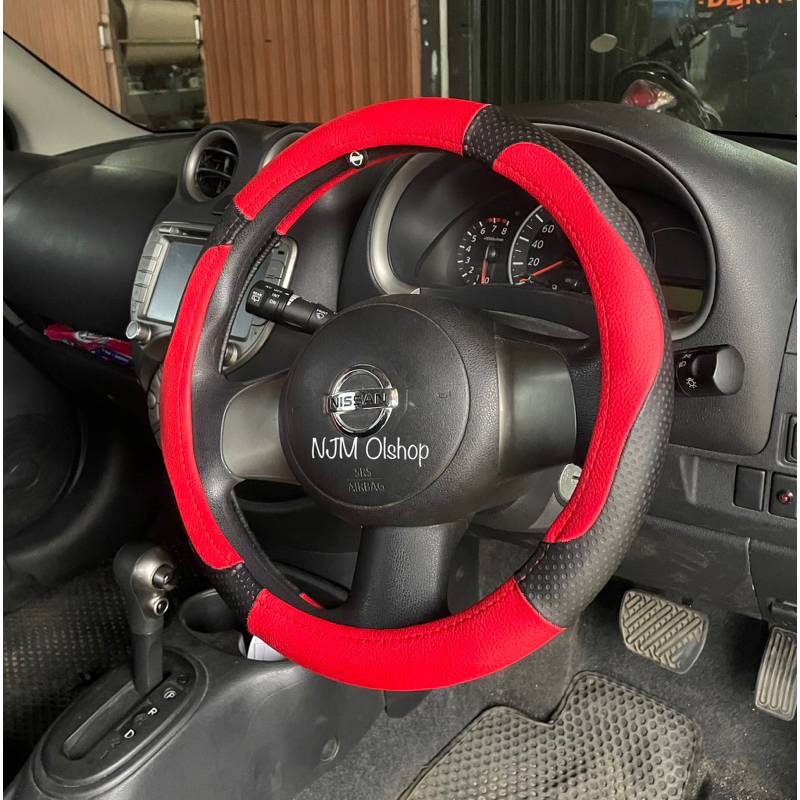 Sarung Stir Mobil / Cover Stir Mobil ASLI MBTECH (Camaro) - Universal