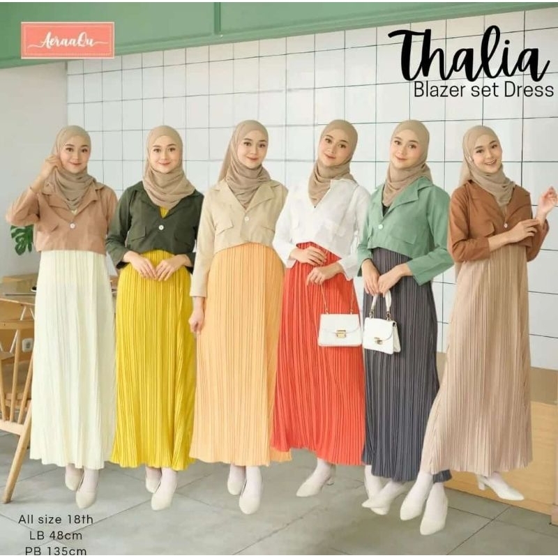 Set blazer thalia aeraaqu blazer set dress aeraaqu