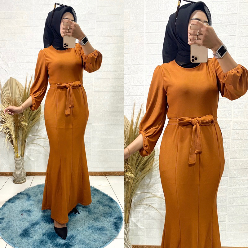 dress duyung mermaid wanita viral kekinian jumbo