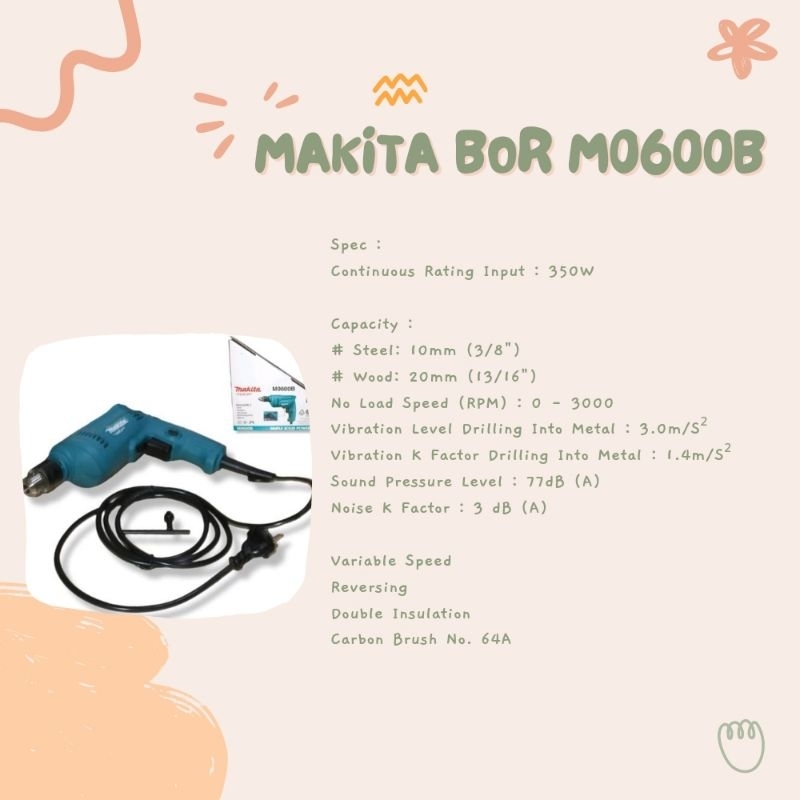 MAKITA BOR M0600B