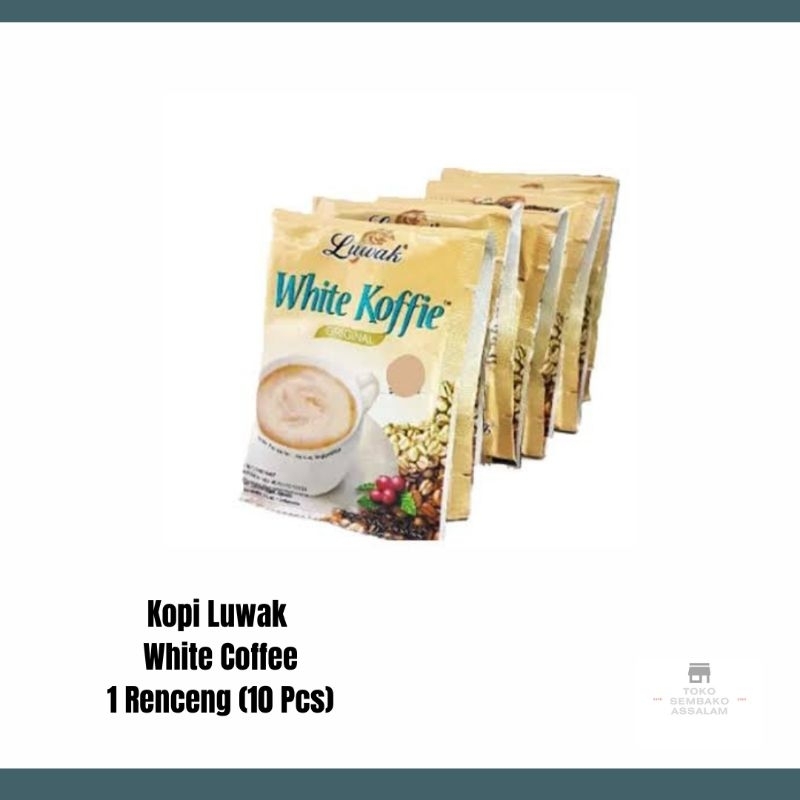 

luwak white coffee renceng / kopi luwak renceng / kopi luwak white coffee 10 pcs