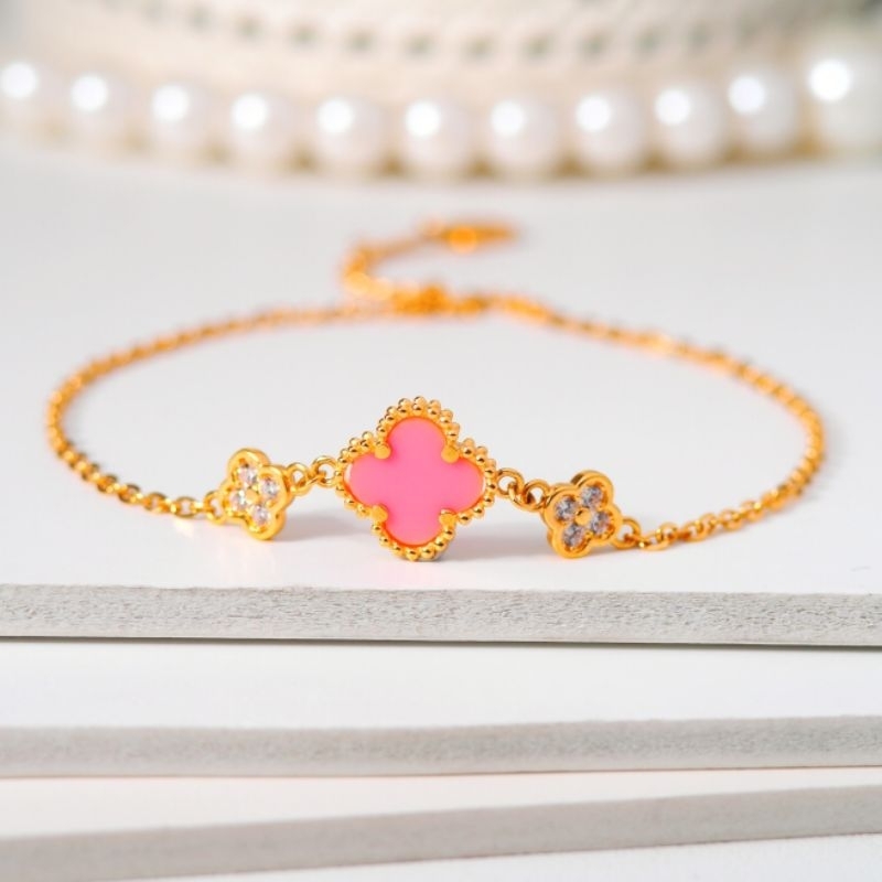 Gelang Emas Kaki VC Pink - Toko Emas Gadjah