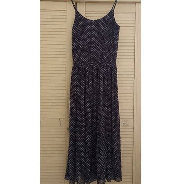 (New) Dark Brown Polkadot Dress