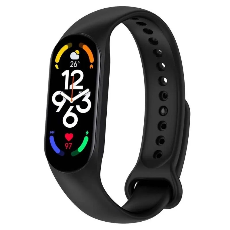 Strap Silikon Xiaomi Mi Band 7 6 5 4 3 Gelang Jam Tangan Mi Band 3 4 5 6 7