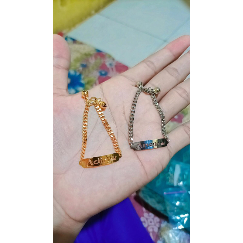 Gelang Anak Custom - Gelang Nama Anak Emas