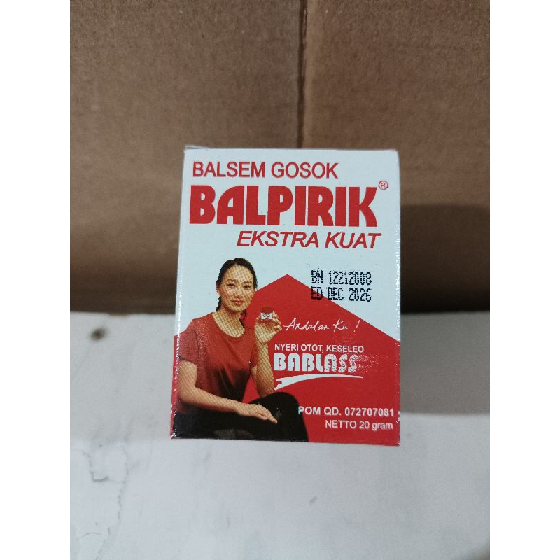 Balsem Gosok Balpirik Extra Kuat 20gr