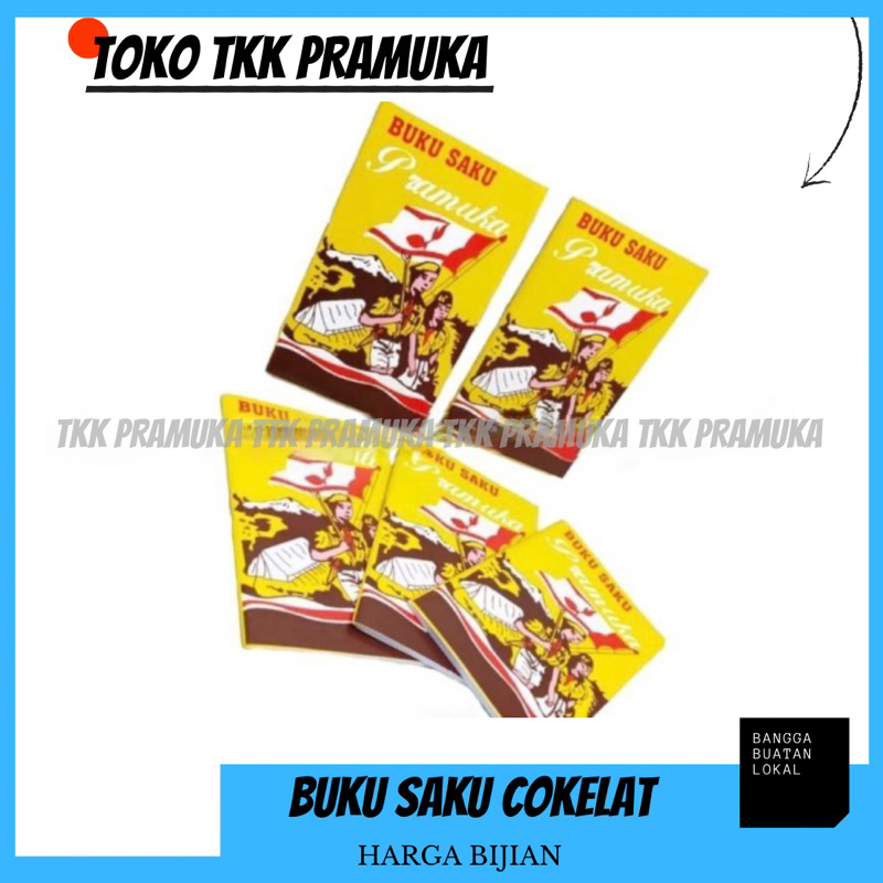 

Buku saku cokelat bijian