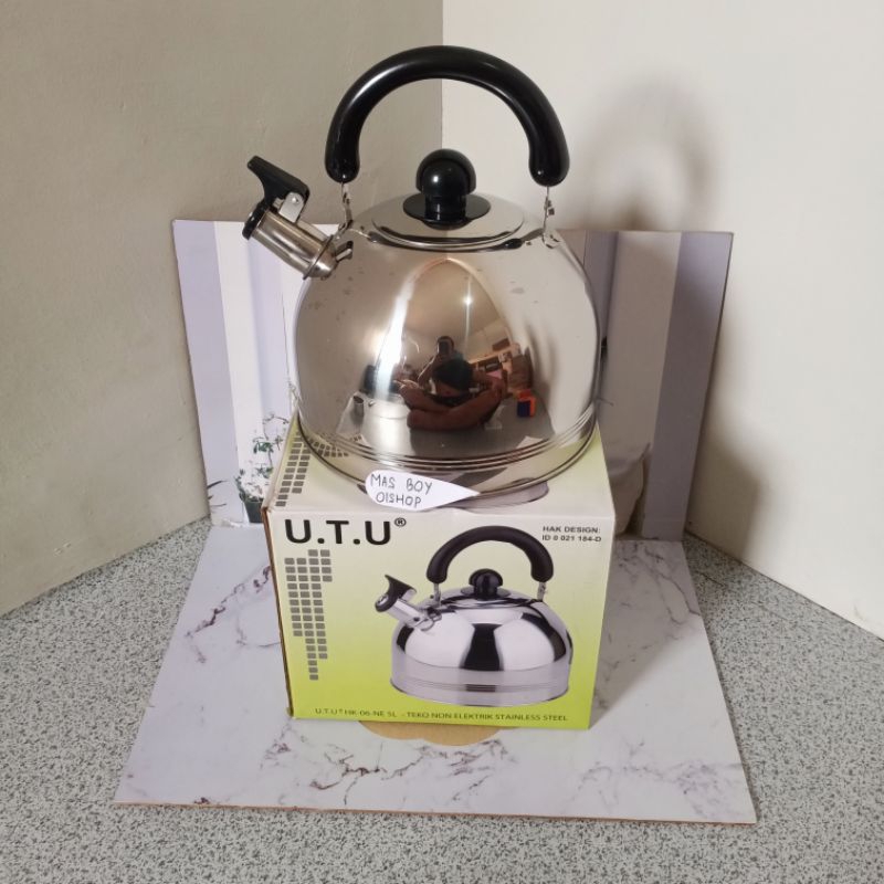 Teko Bunyi Siul Whistling Kettel Stainless UTU Teko Air Panas 5 Liter
