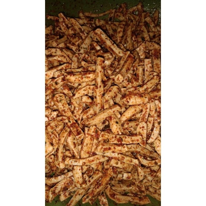 

Cemilan Kering Basreng Cikruh Daun Jeruk 250gr