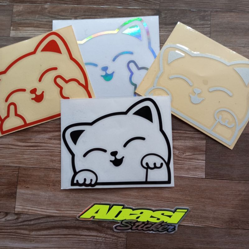 

STICKER KUCING LUCU STICKER CUTTING