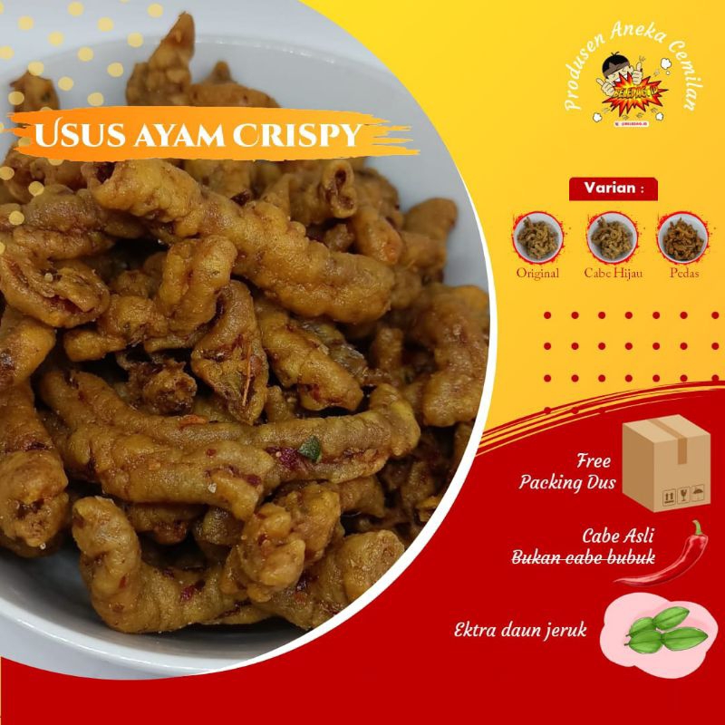 

BELEDAGID Usus Ayam crispy 250Gr