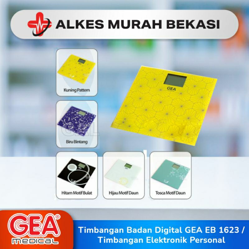 Timbangan Digital Gea EB 1623 / Gea EB 1623 / Timbangan Digital / Timbangan Badan / Timbangan Gea